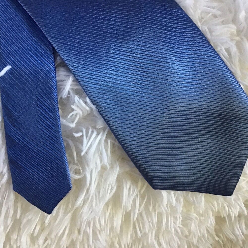 Nautica Neck Tie Blue 3 Inches Wide 100% Silk - Picture 6 of 6